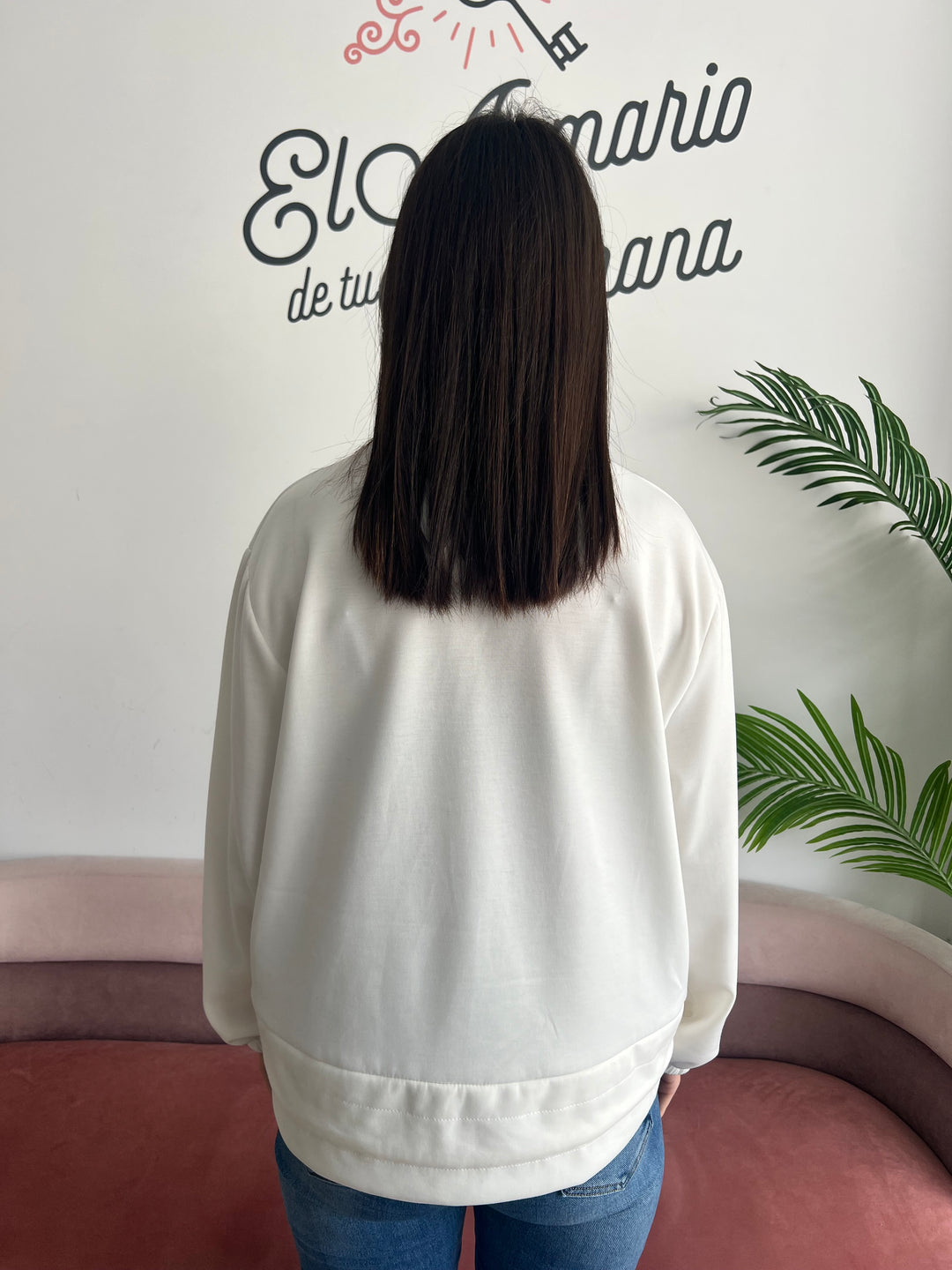 Chaqueta Bárbara blanco