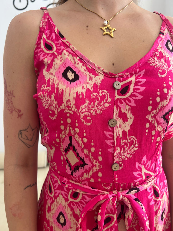Vestido Victoria fucsia