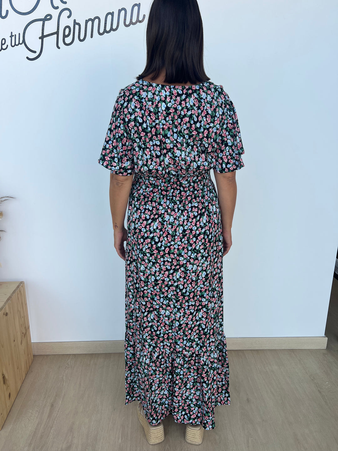 Vestido Nieves largo negro