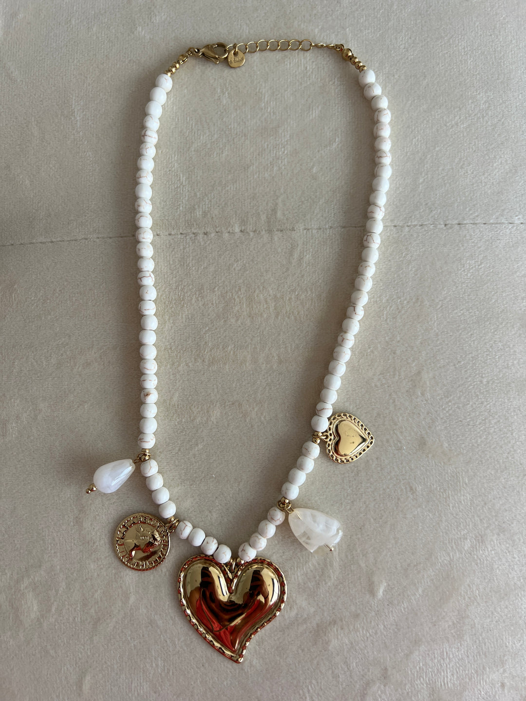 Collar Aurora blanco (acero)