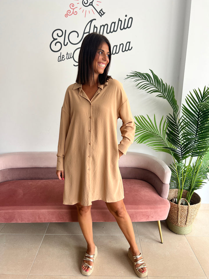 Vestido Chema camel