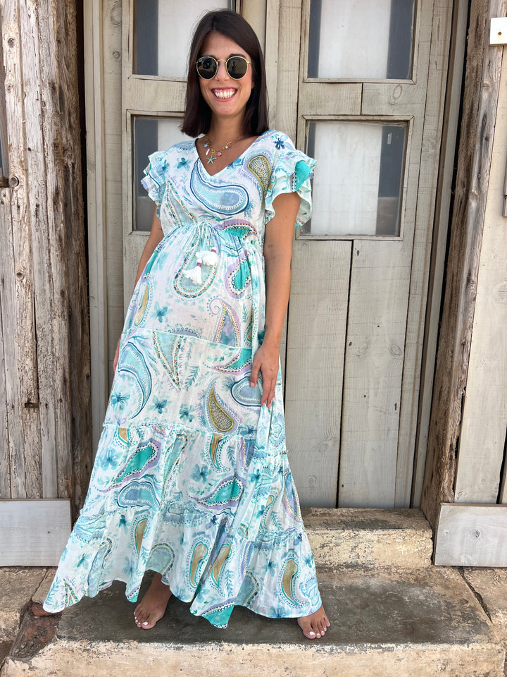 Vestido Aqua turquesa