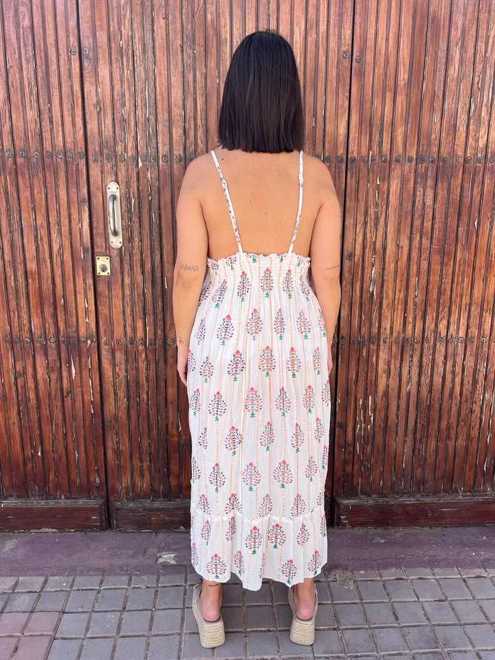 Vestido Micaela fucsia