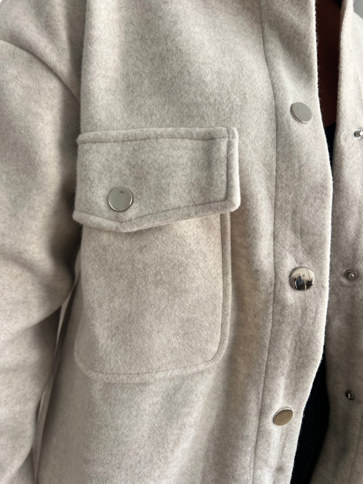 Chaqueta Bianca beige claro