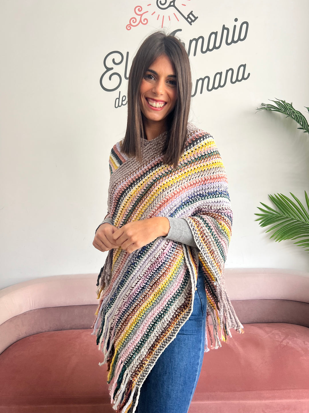 Poncho Ruth khaki
