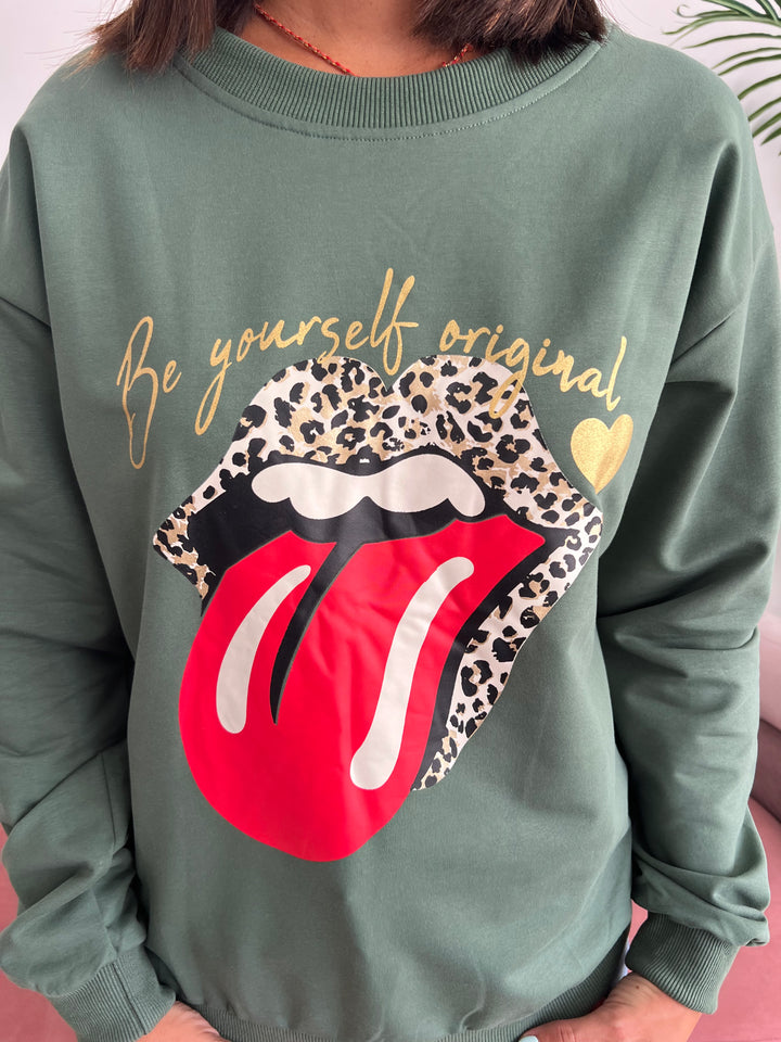 Sudadera Rolling verde