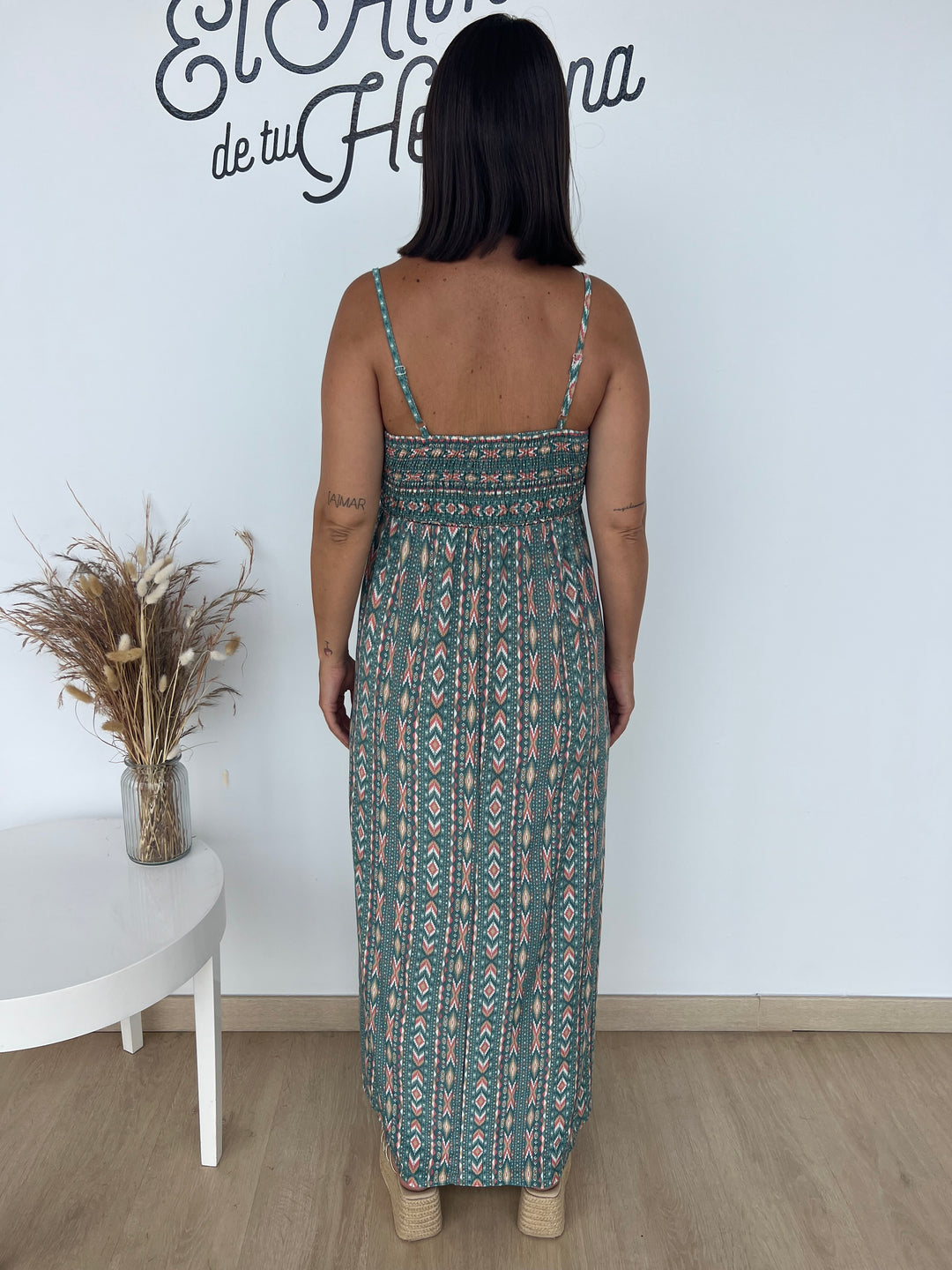 Vestido Amanda turquesa