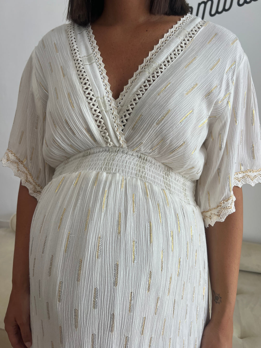 Vestido Atenea blanco