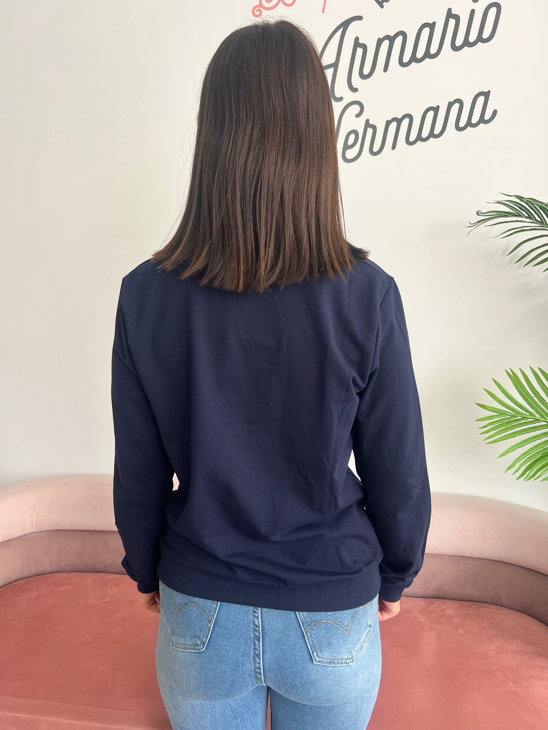 Sudadera Merci azul marino