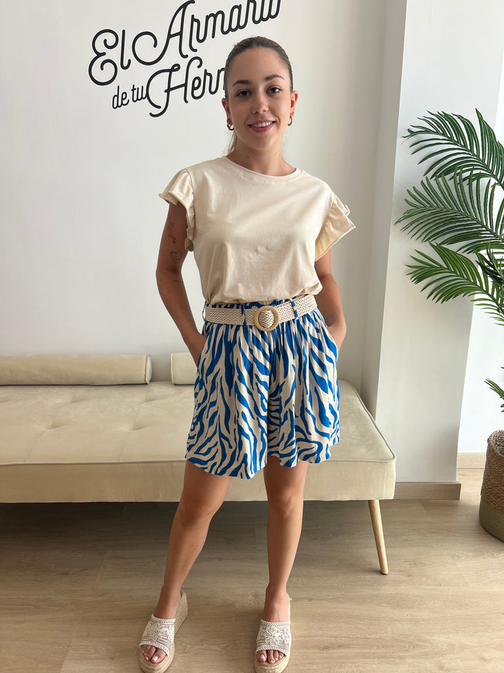 Short Sheila azul
