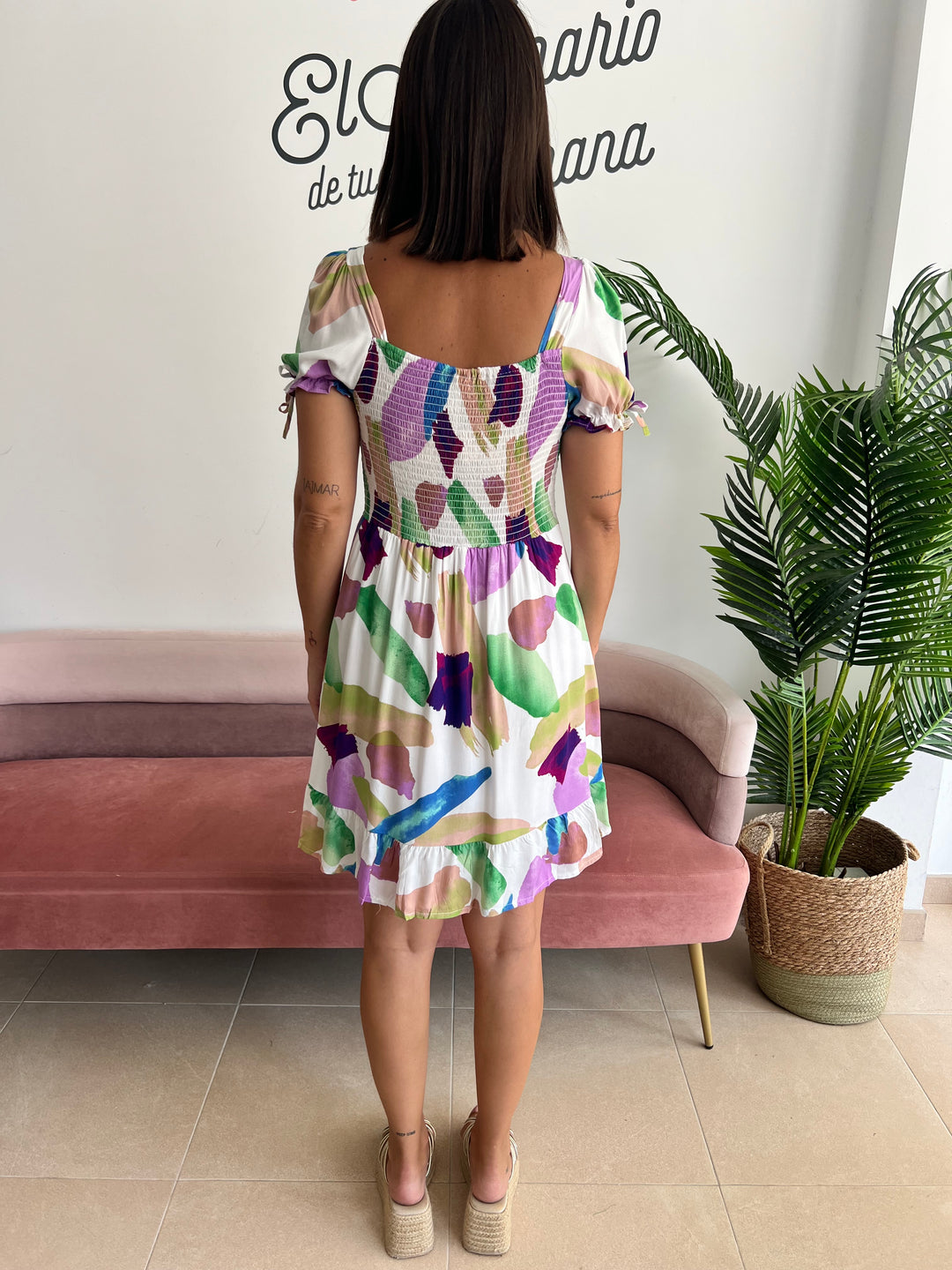 Vestido Bianca malva