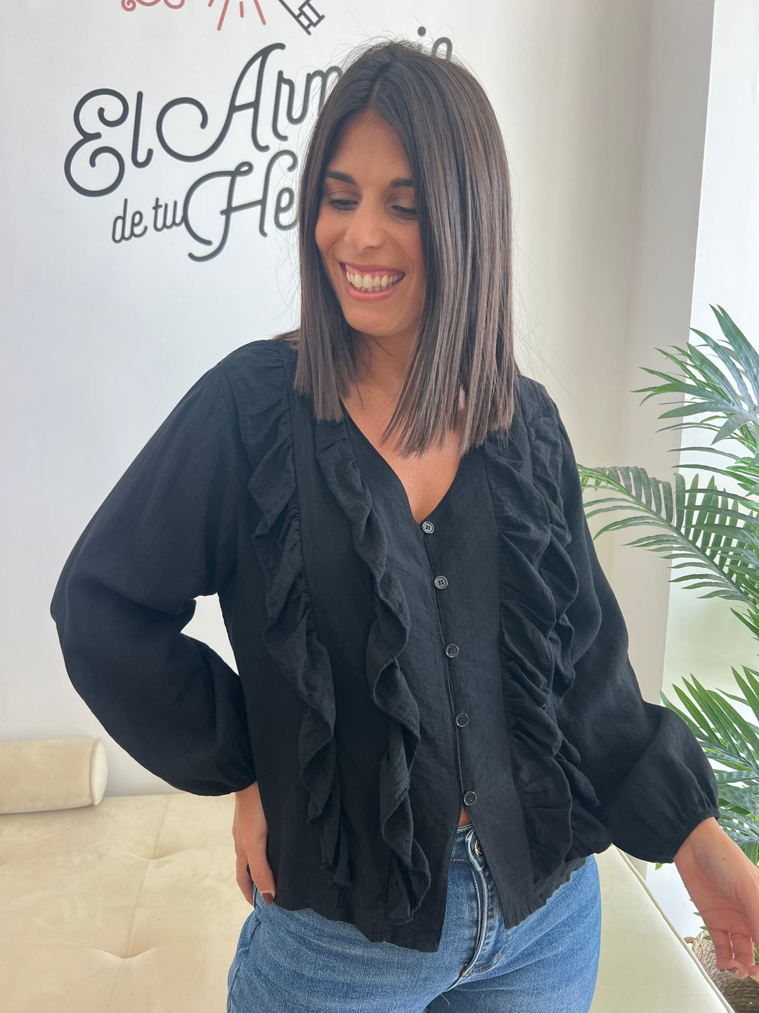 Blusa Miry negro