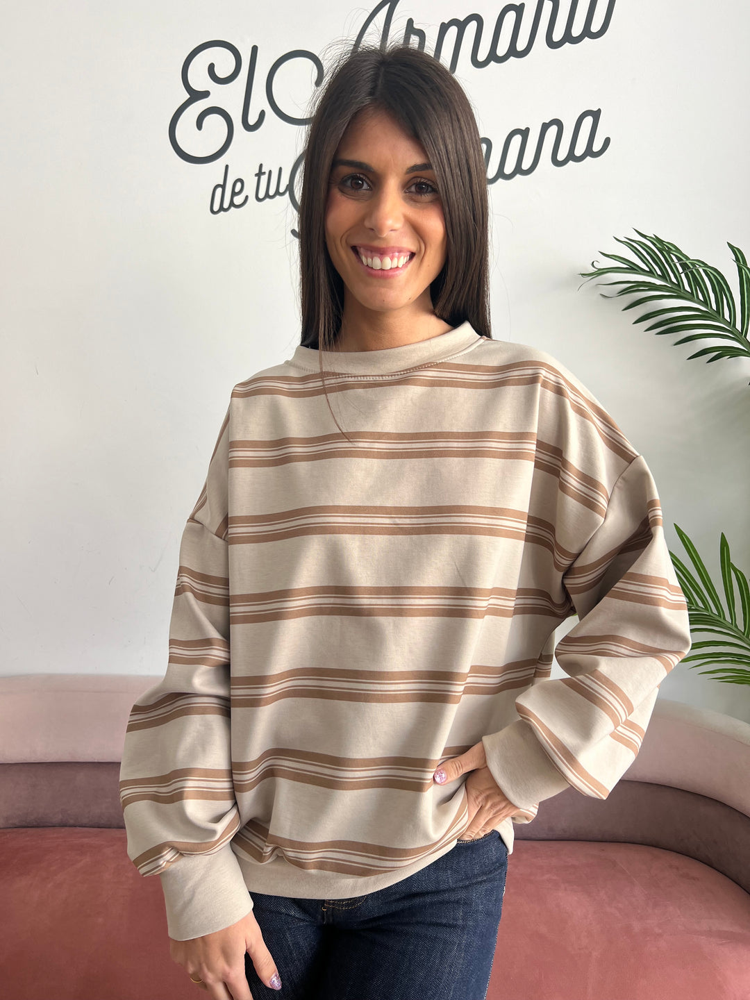 Sudadera Francis beige