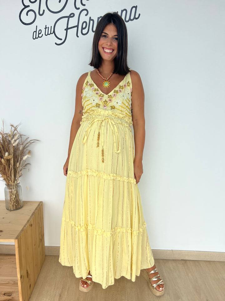 Vestido Marcela amarillo
