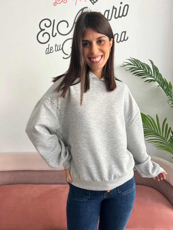 Sudadera Chiara gris claro