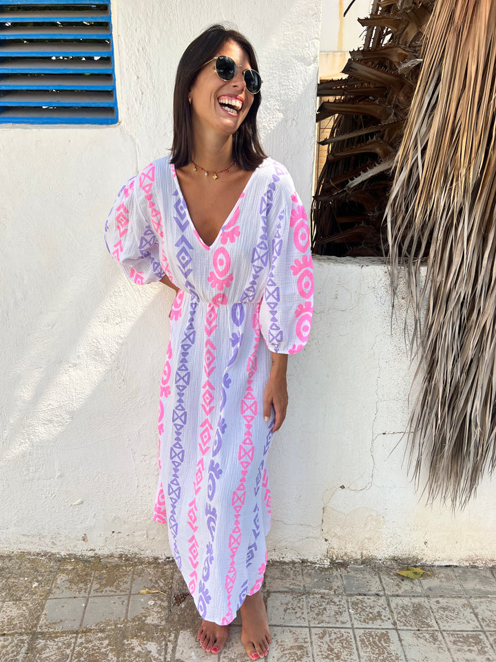 Vestido Kalea malva