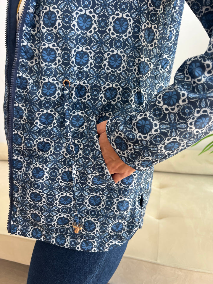 Chaqueta Reversible Úrsula azul