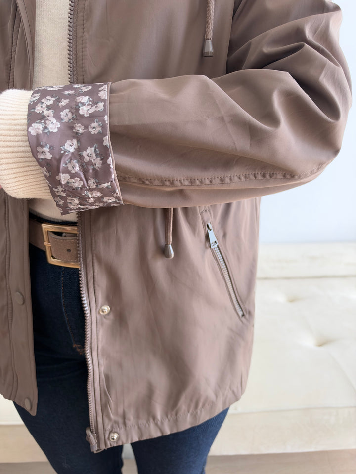 Chaqueta reversible Flori topo