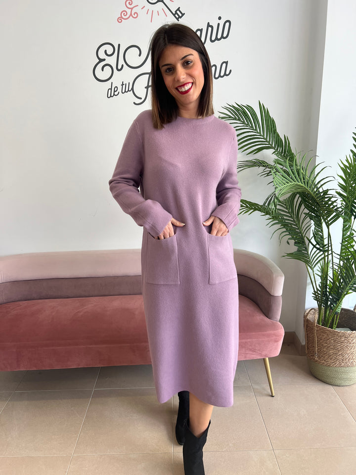 Vestido Lugo malva