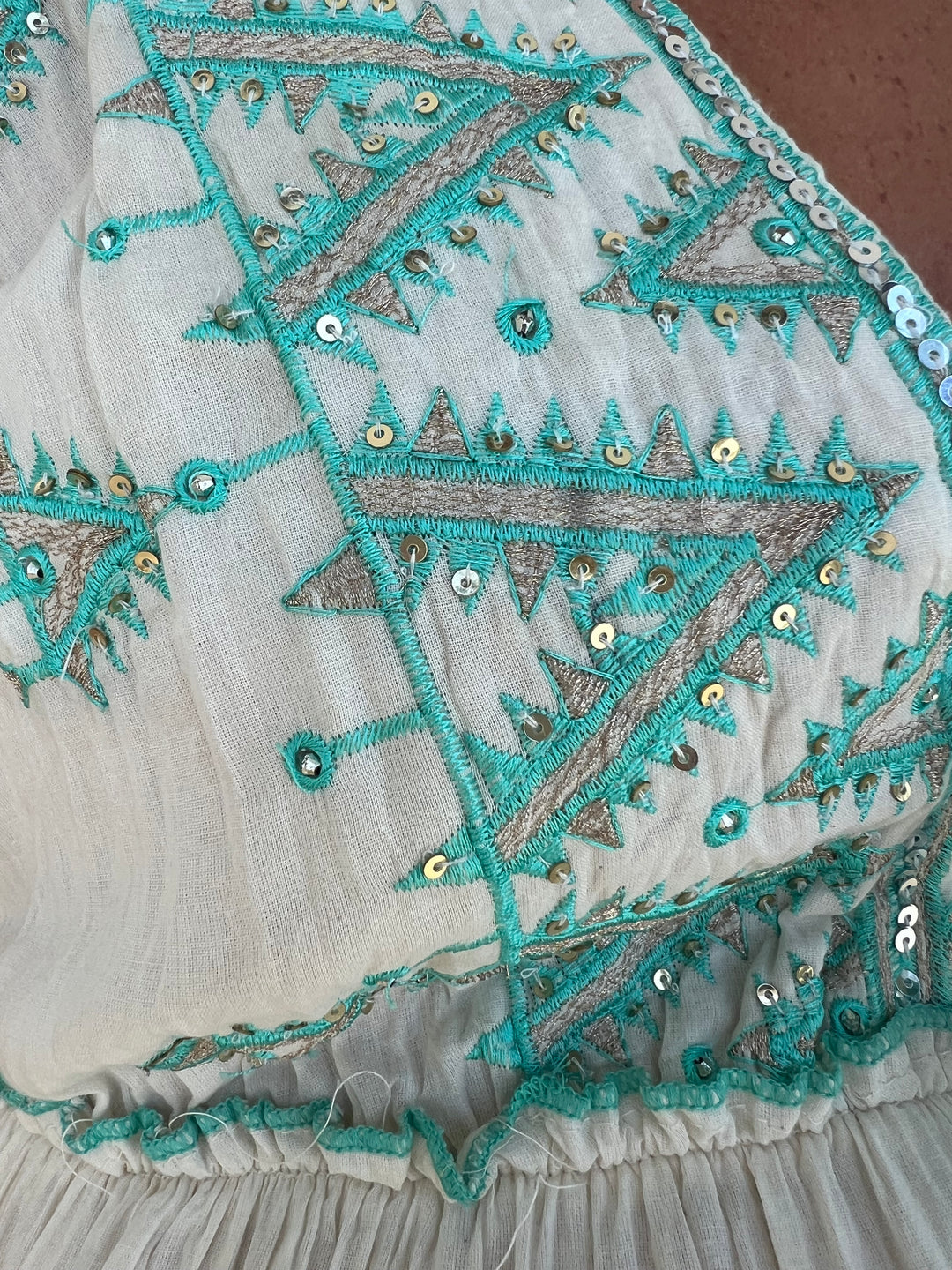 Vestido Shiva turquesa