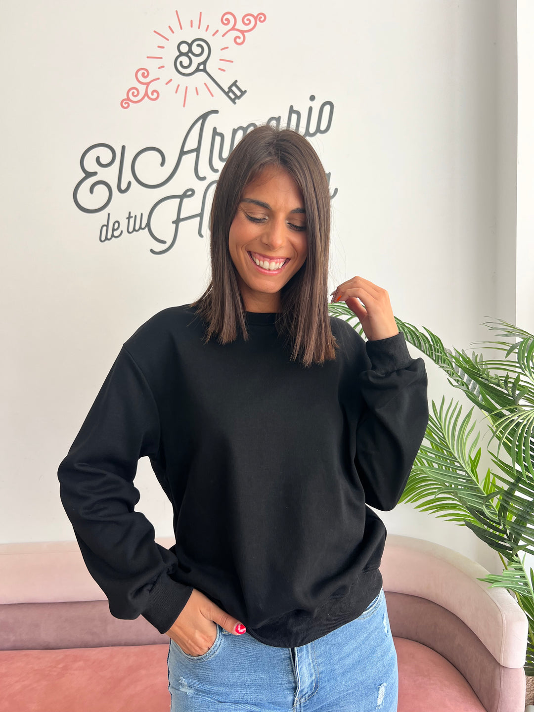 Sudadera Laia negro