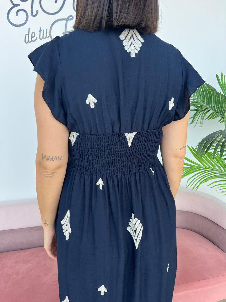 Vestido Iratxe azul marino