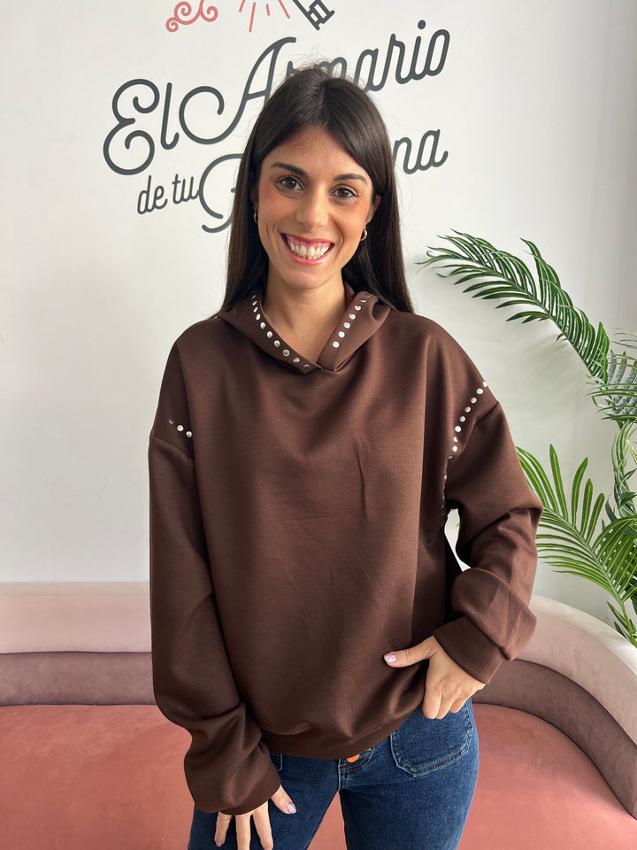 Sudadera Chiara marrón
