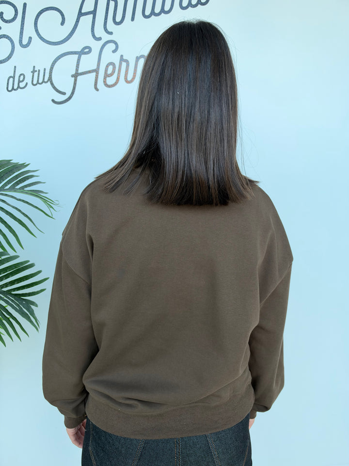 Sudadera Milu marrón