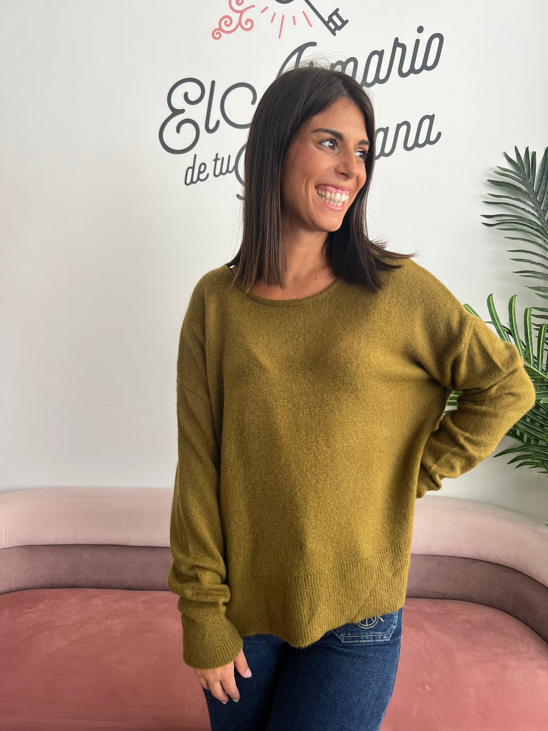 Jersey Manuela verde oliva