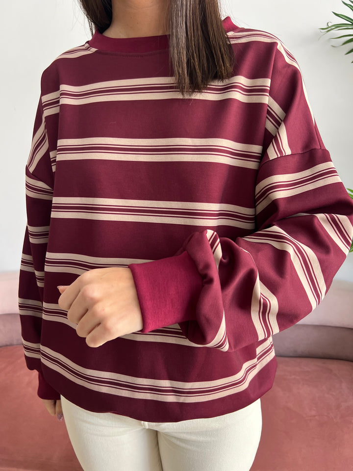 Sudadera Francis burdeos