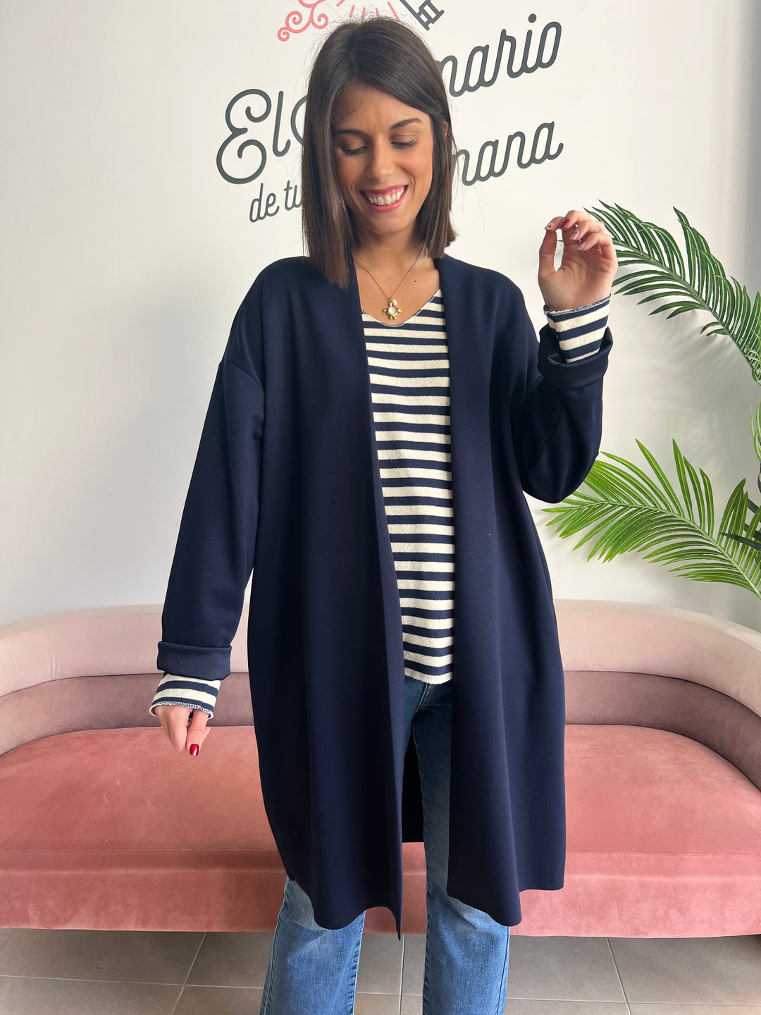 Chaqueta Capri azul marino