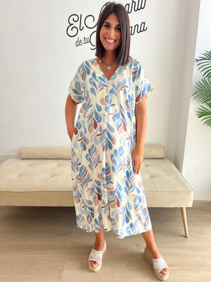 Vestido Menta azul