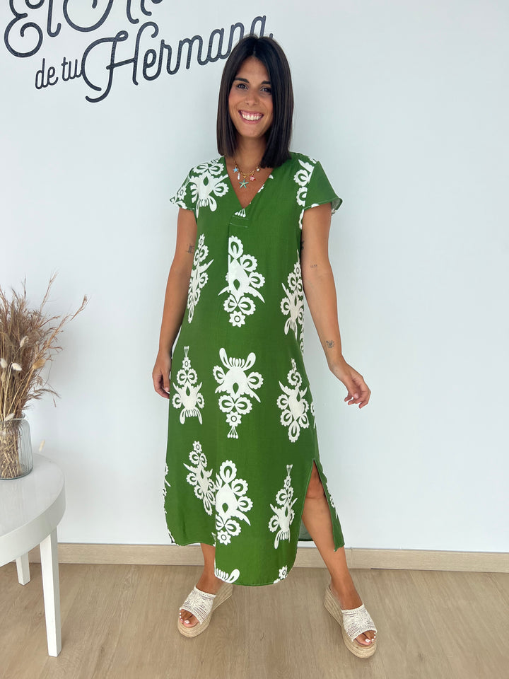 Vestido Bertín verde