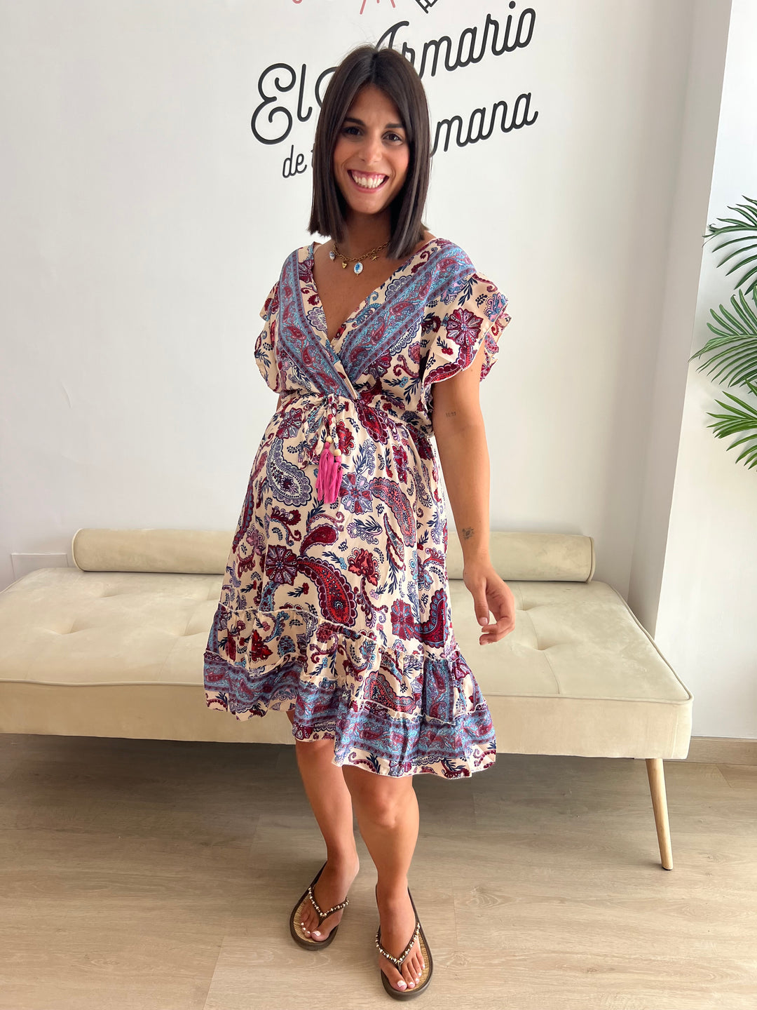 Vestido Chelo rojo