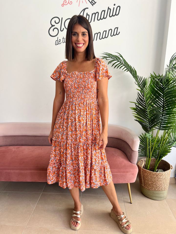 Vestido Nagore naranja