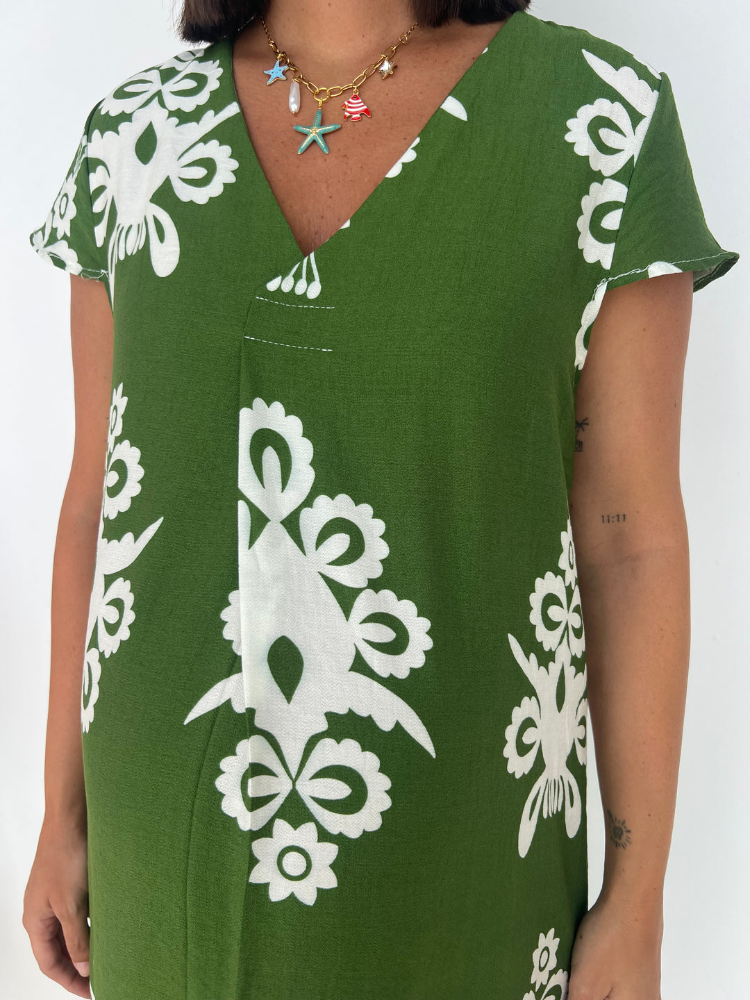 Vestido Bertín verde