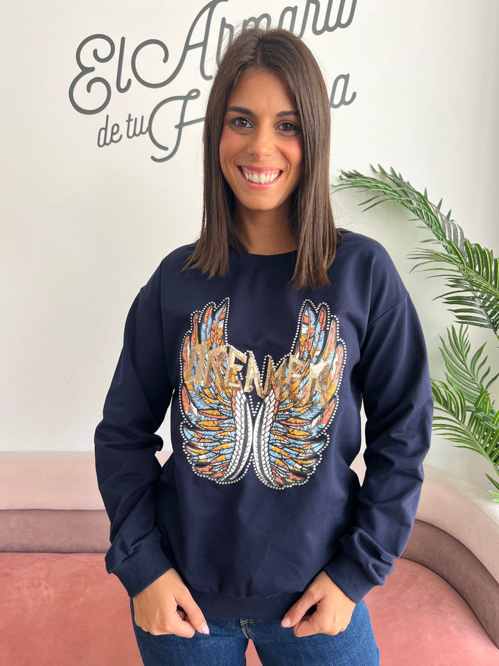 Sudadera Dreamer azul marino