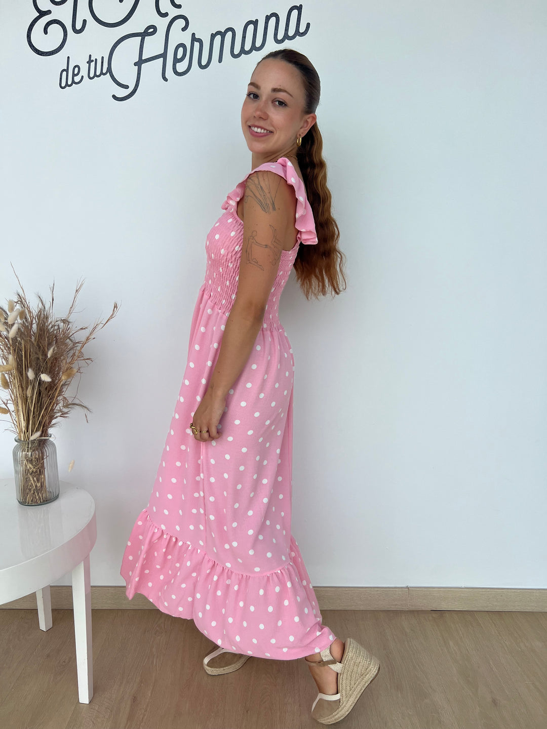 Vestido Violeta rosa