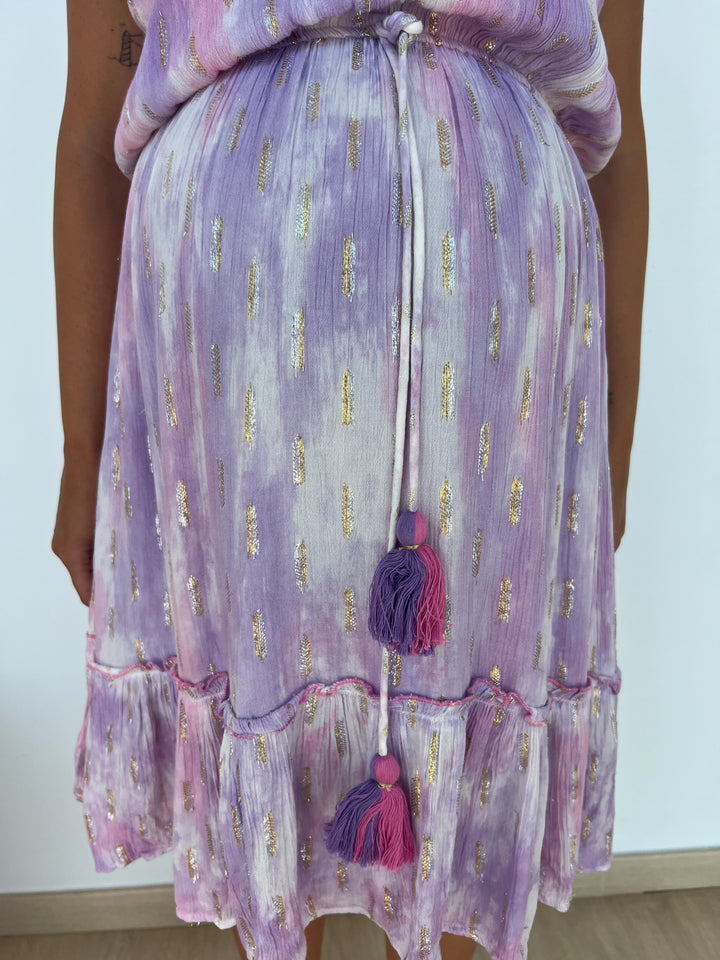 Vestido Conil corto morado
