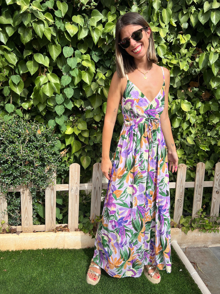 Vestido Valeria malva