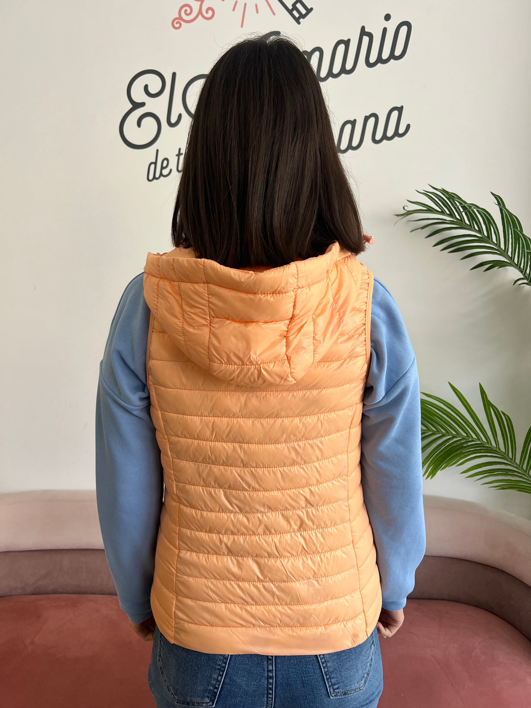 Chaleco Mónica mandarina
