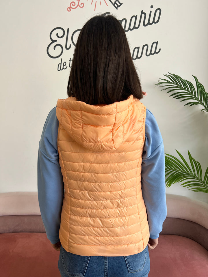 Chaleco Mónica mandarina