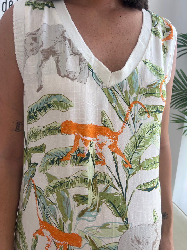 Vestido Selva verde