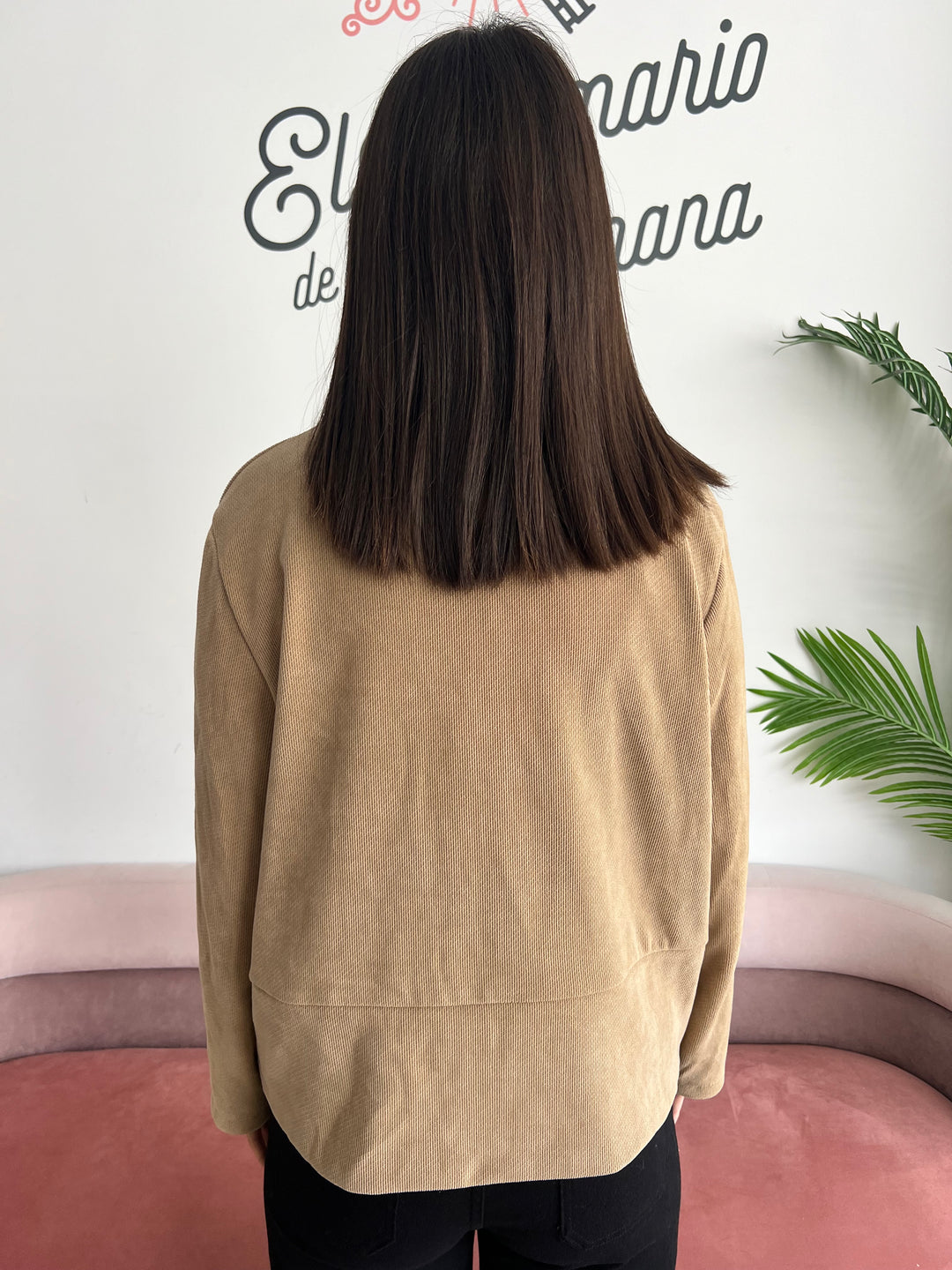 Chaqueta Noemí beige oscuro