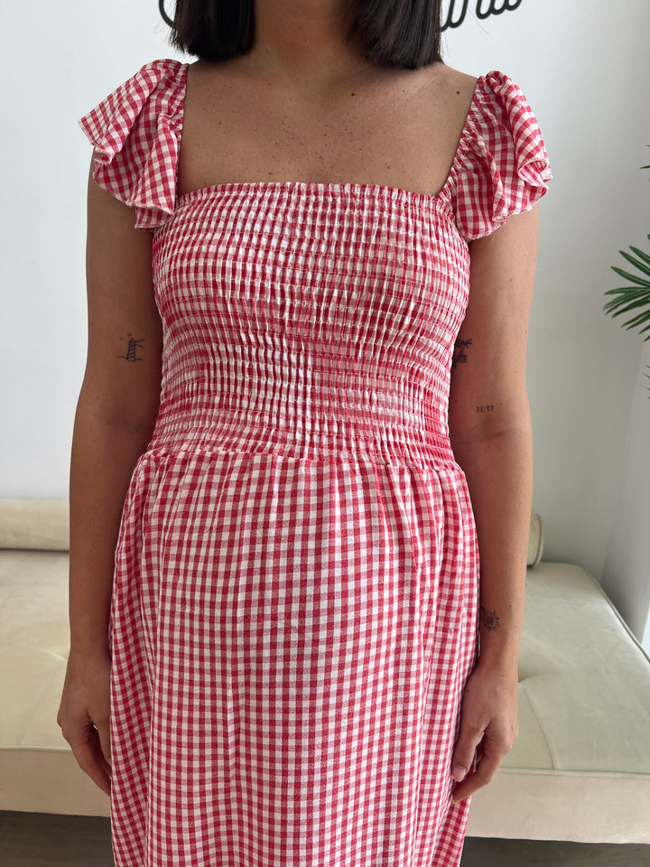 Vestido Yanira rojo