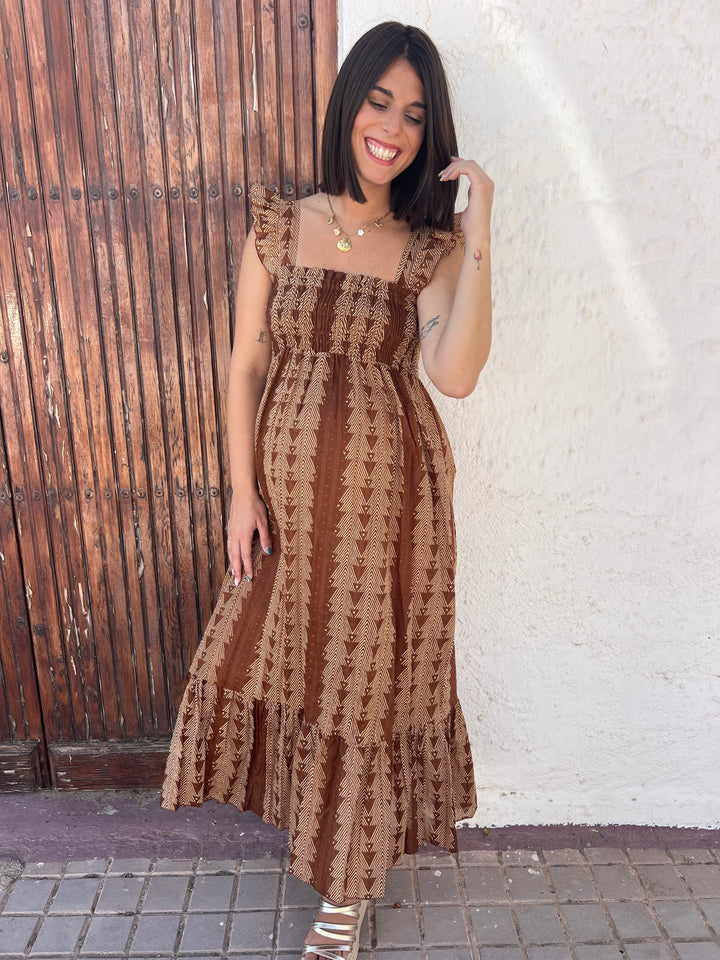Vestido México marrón