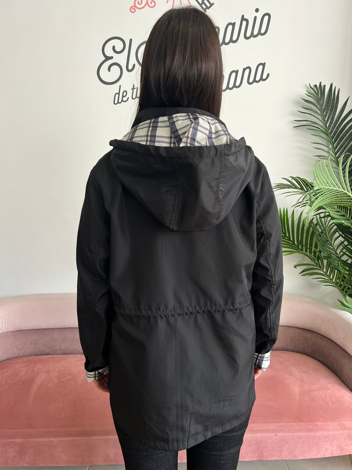 Chaqueta Cuadros Reversible