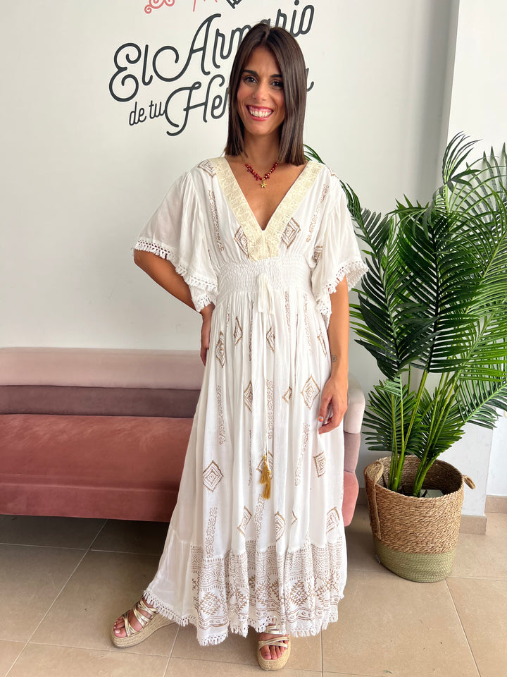 Vestido Helena blanco