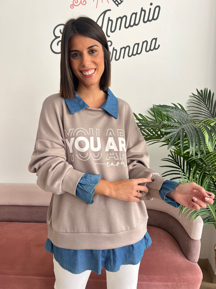 Sudadera Marta topo