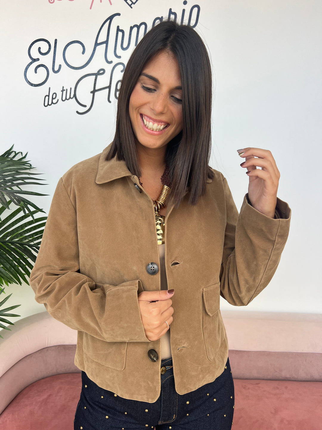 Chaqueta Érika camel